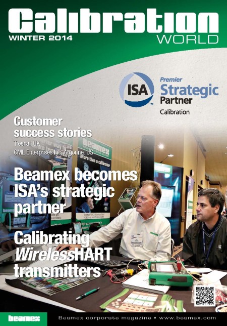 Calibration World magazine 2014 cover featuring CML's Argonne National Laboratory success story